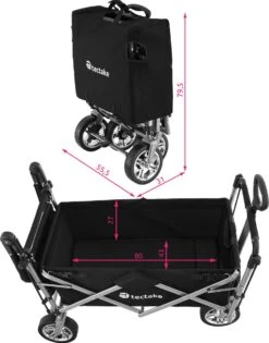 Tectake - Opvouwbare Bolderwagen Handkar Nico Zwart - 403549 16 Tectake - Opvouwbare Bolderwagen Handkar Nico Zwart - 403549 -Outdoor Camping Winkel 942x1200 3