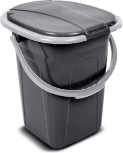 Campingtoilet 19L Mobiele Toiletemmer Reistoilet Toiletemmer Toilet Mobiele Camping Antraciet -Outdoor Camping Winkel 966x1200 3